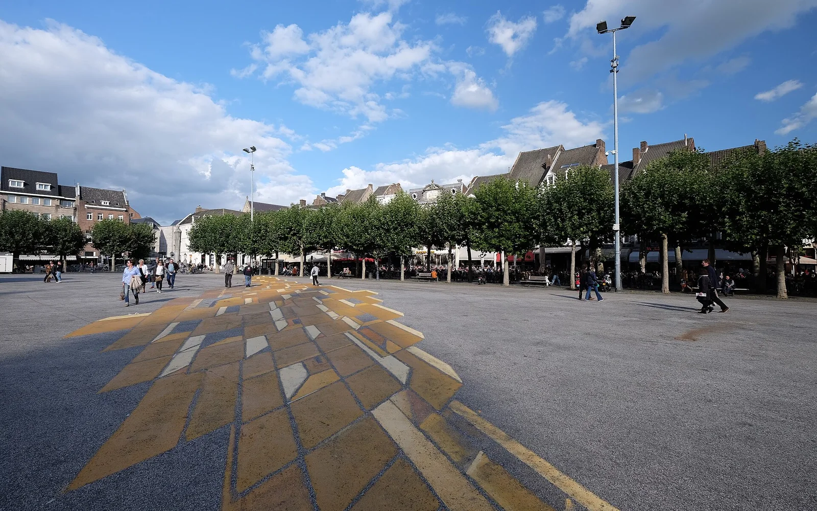 The Vrijthof square and churches in Maastricht
