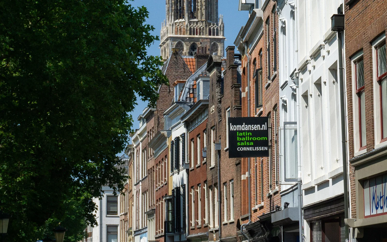 The Dom Tower above Utrecht's old centre