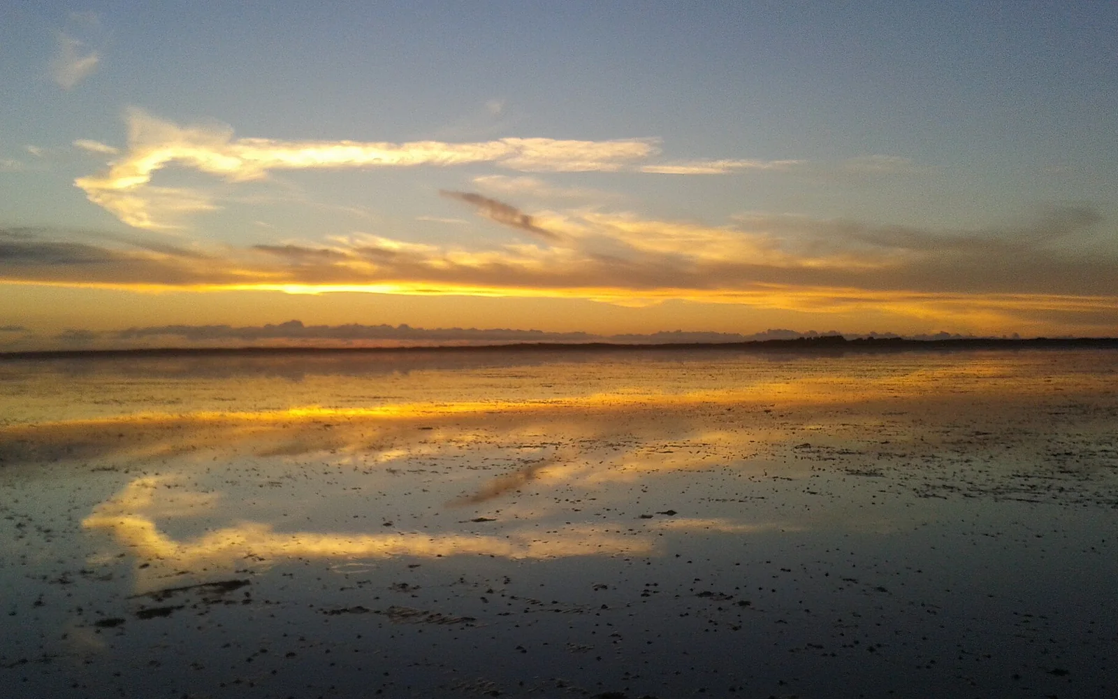 Tidal flats and channels in the Dutch Wadden Sea