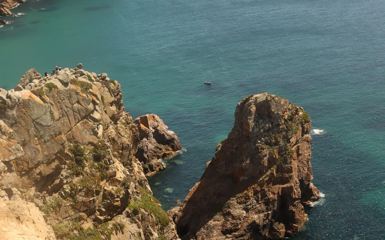 Atlantic cliffs at Cabo da Roca in the Lisbon Region