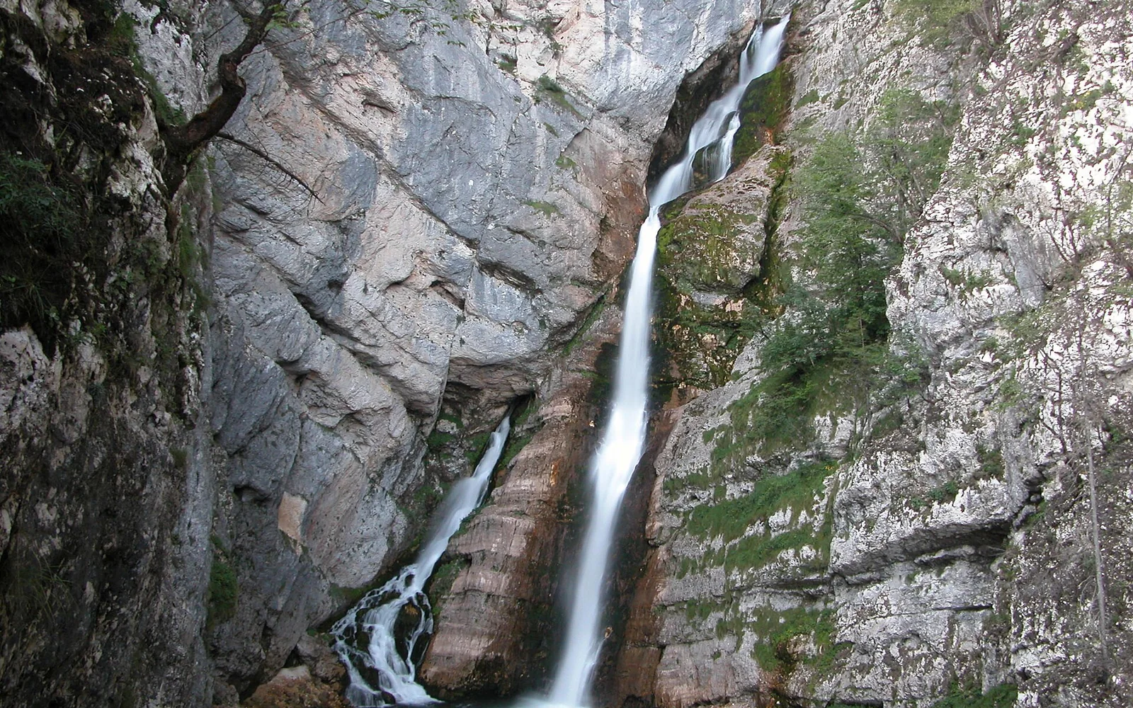 Savica Waterfall above the Bohinj valley