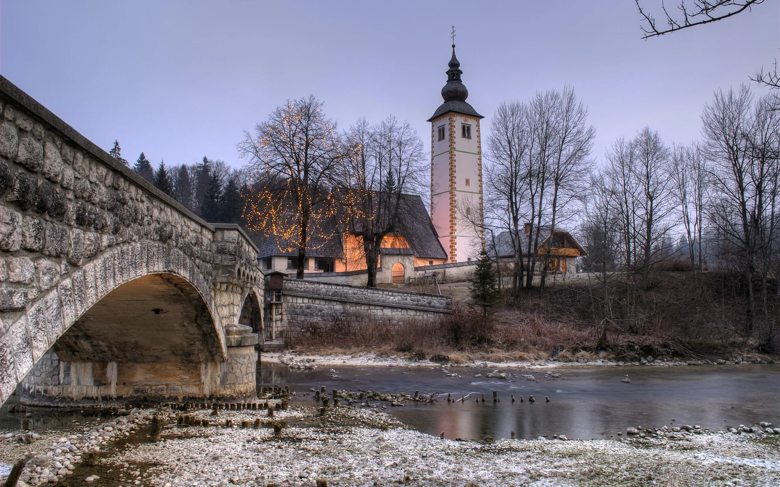 Church of St John beside Lake Bohinj