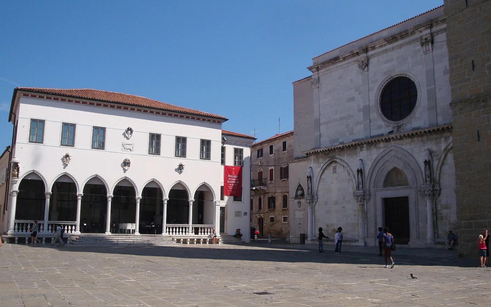 Praetorian Palace on Tito Square in Koper