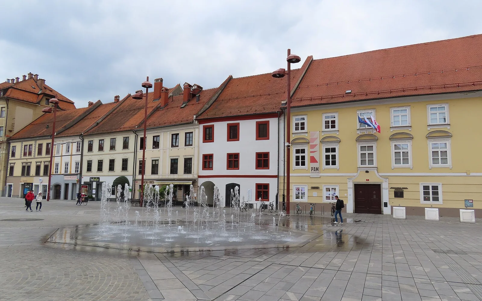Historic buildings around Maribor's main square