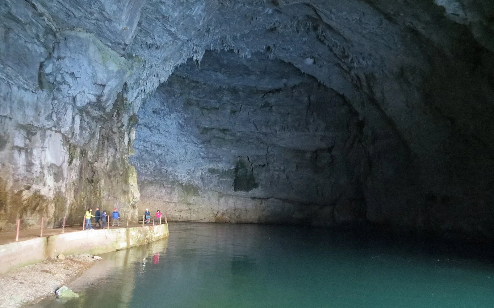 Entrance buildings at Postojna Cave