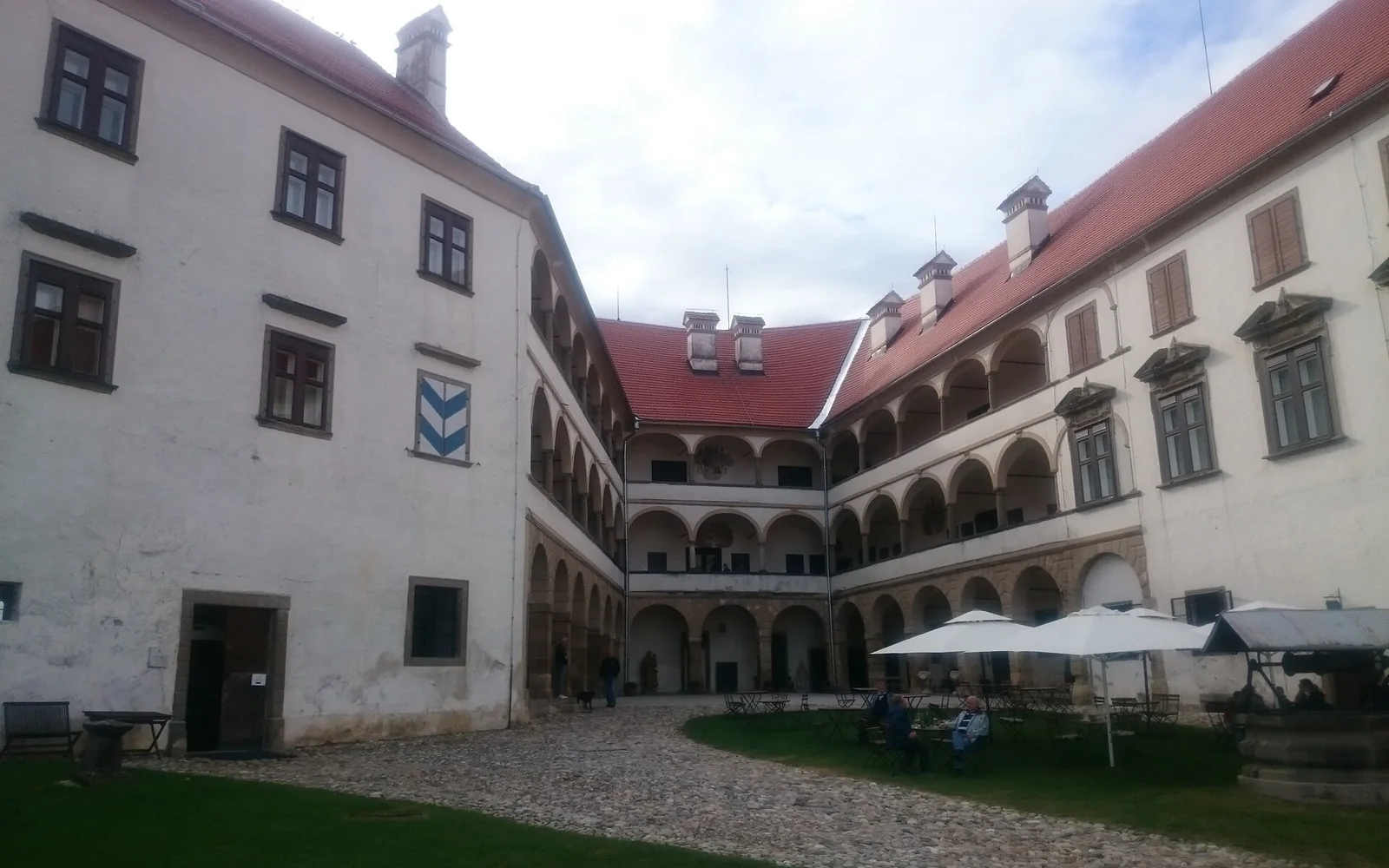Courtyard at Ptuj Castle