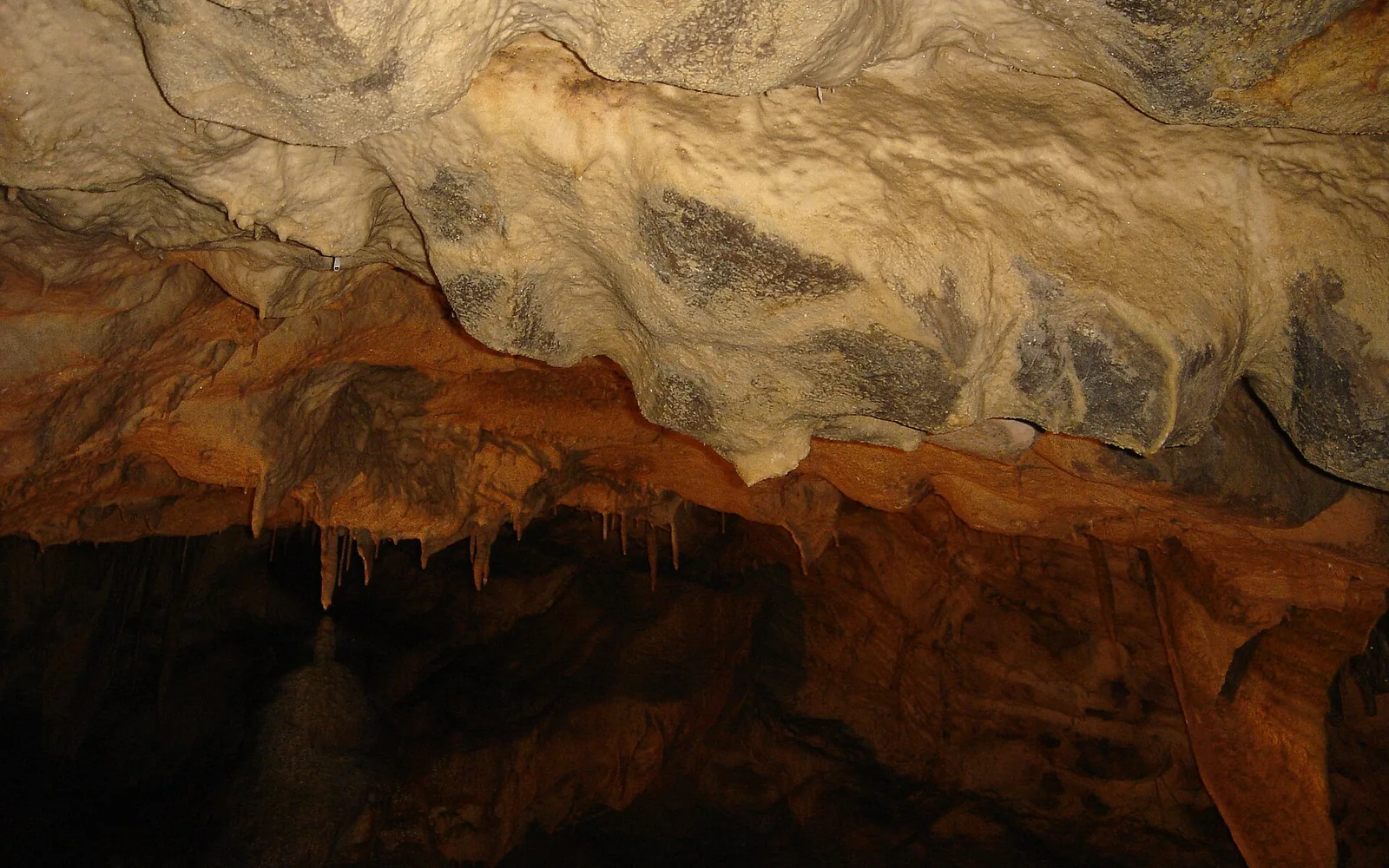 Underground canyon inside Škocjan Caves