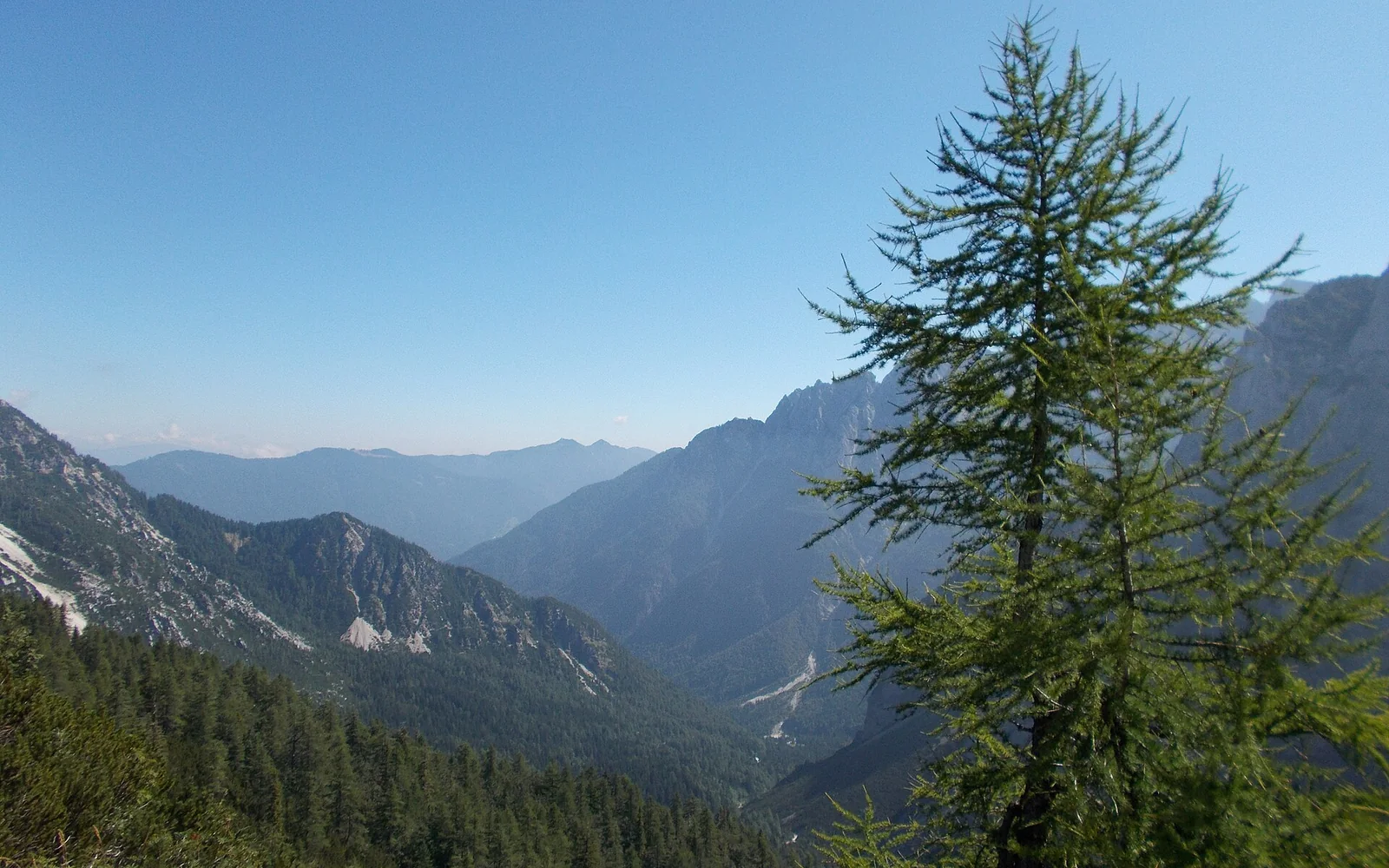Alpine landscape in the Vrata Valley