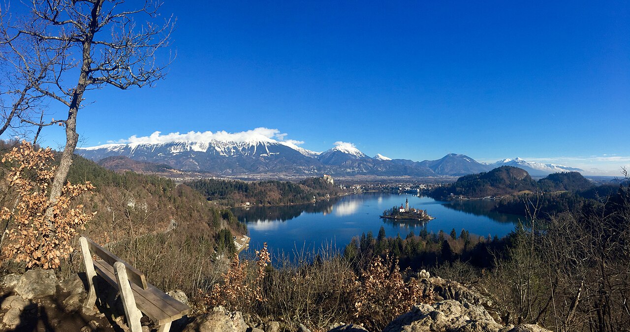 Travel view in Slovenia