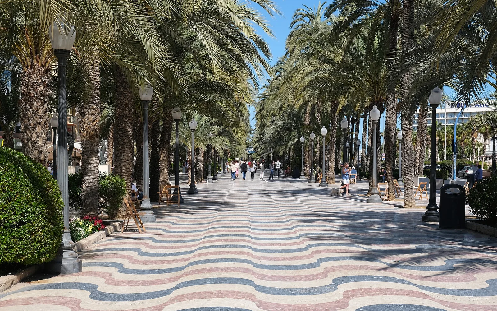 Palm-lined Explanada de España in Alicante
