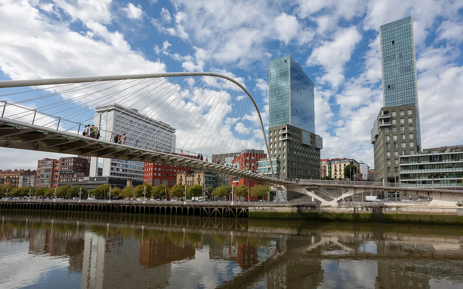 Bilbao cityscape along the Nervión