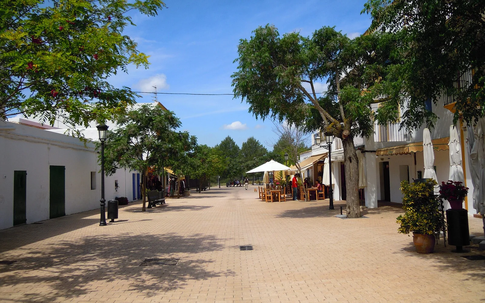Whitewashed buildings in Santa Gertrudis de Fruitera