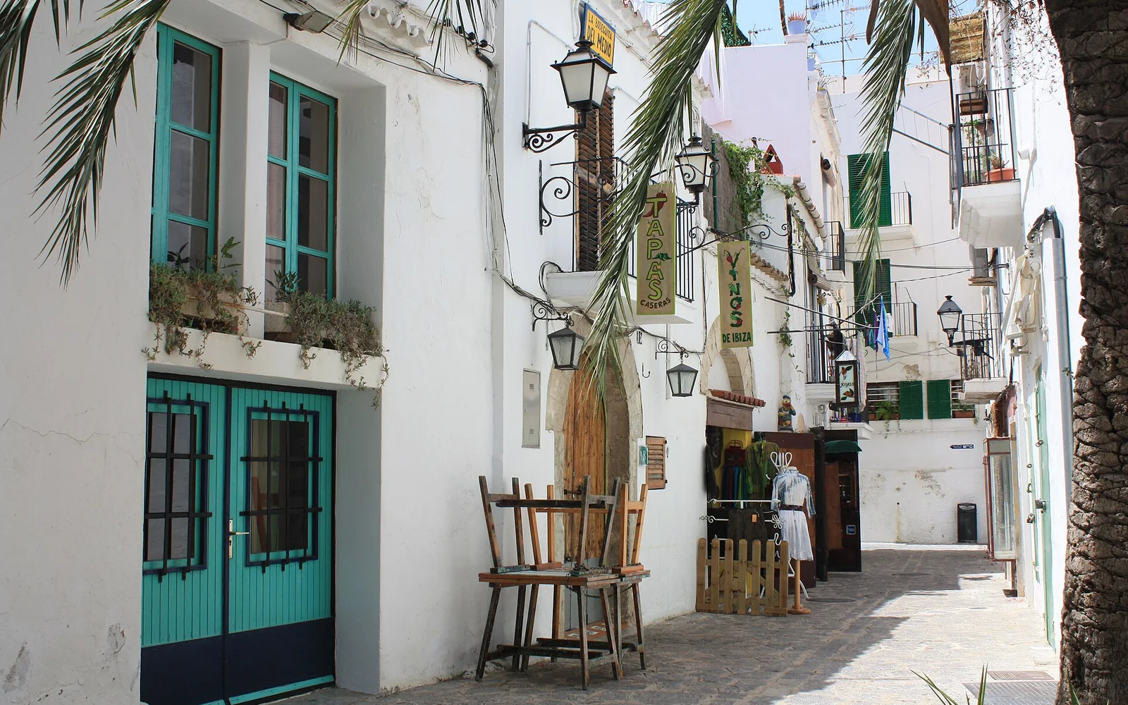 Dalt Vila walls above Ibiza Town