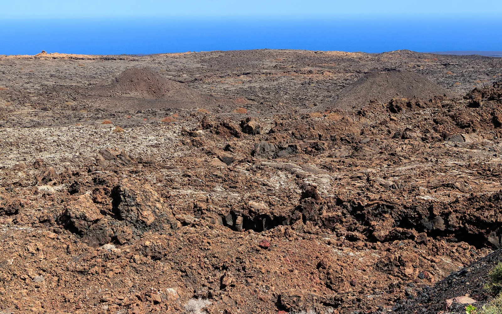 Volcanic landscape in Timanfaya National Park