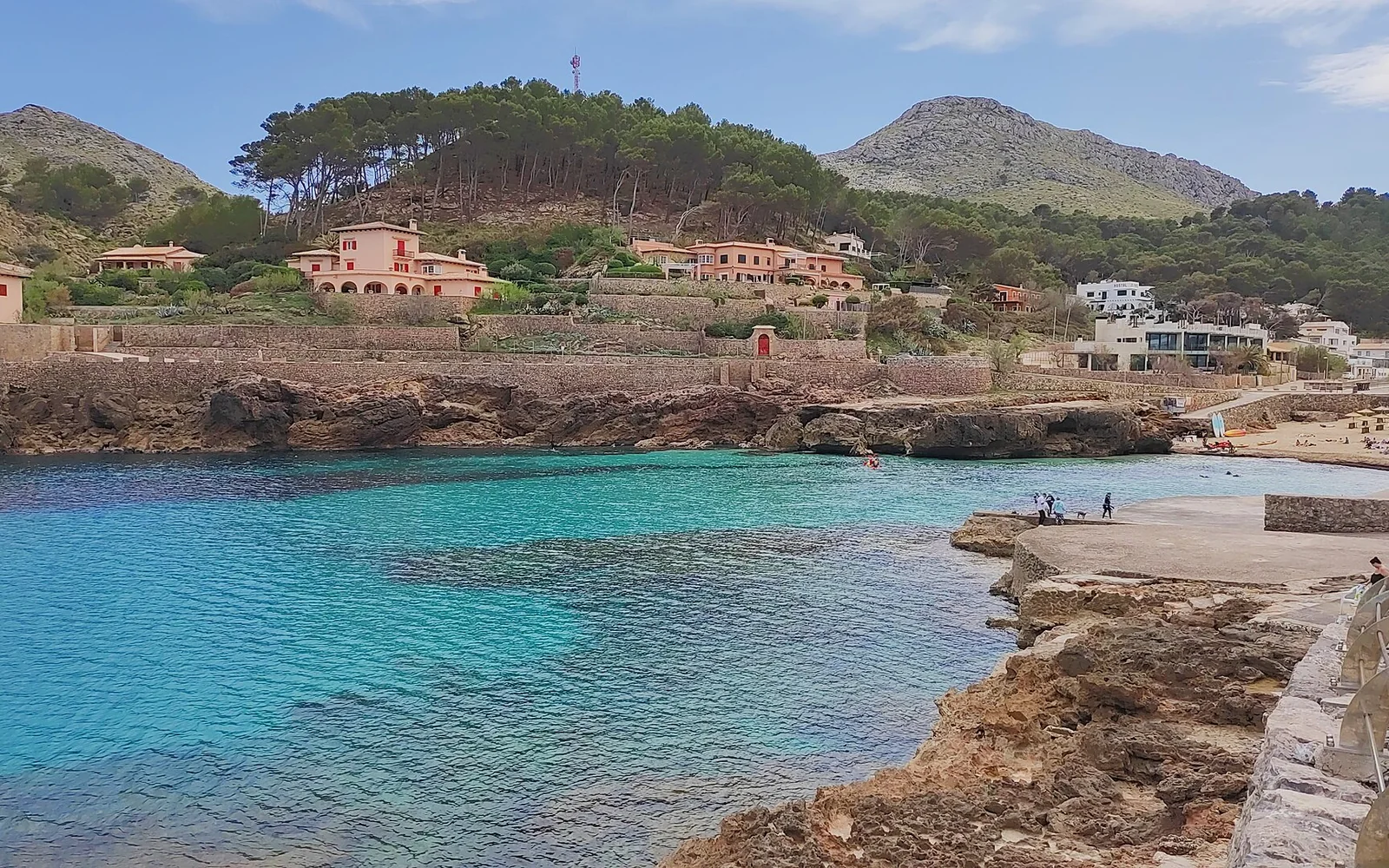 A sheltered cala on the Mallorca coast
