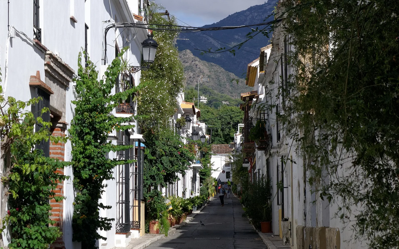 Whitewashed lanes in Marbella's old town