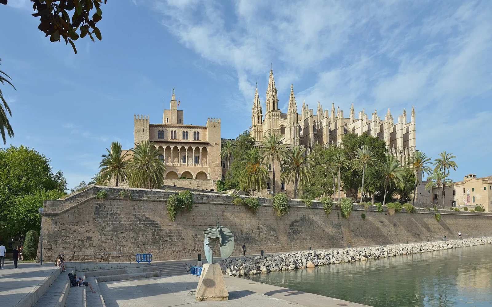 Royal Palace of La Almudaina beside Palma Cathedral