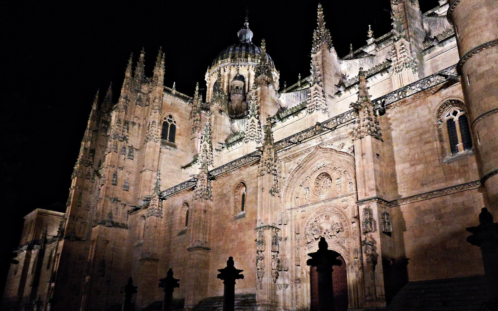 Old and New Cathedrals above Salamanca