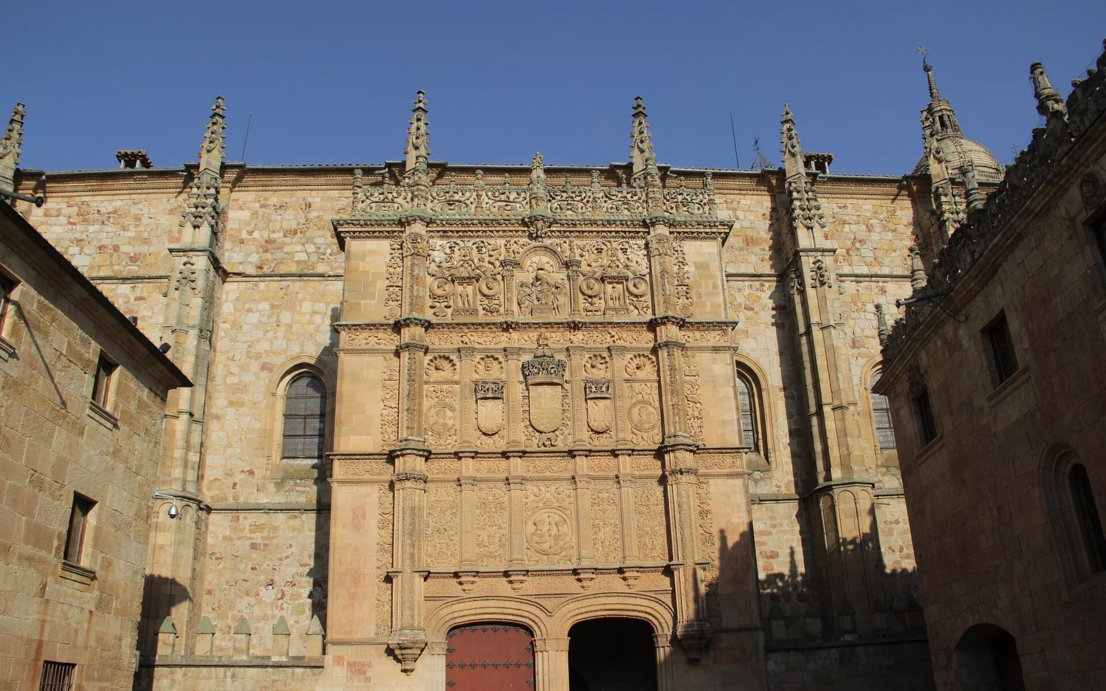 Historic façade of the University of Salamanca