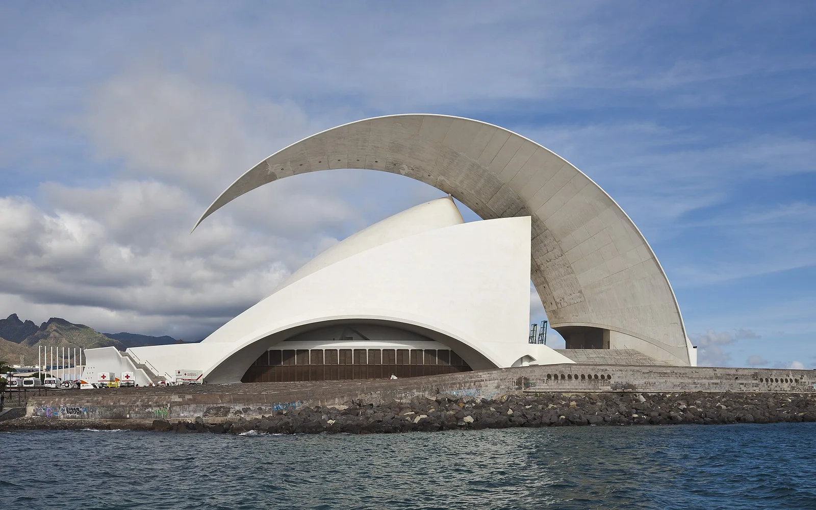 Auditorio de Tenerife on the Santa Cruz waterfront
