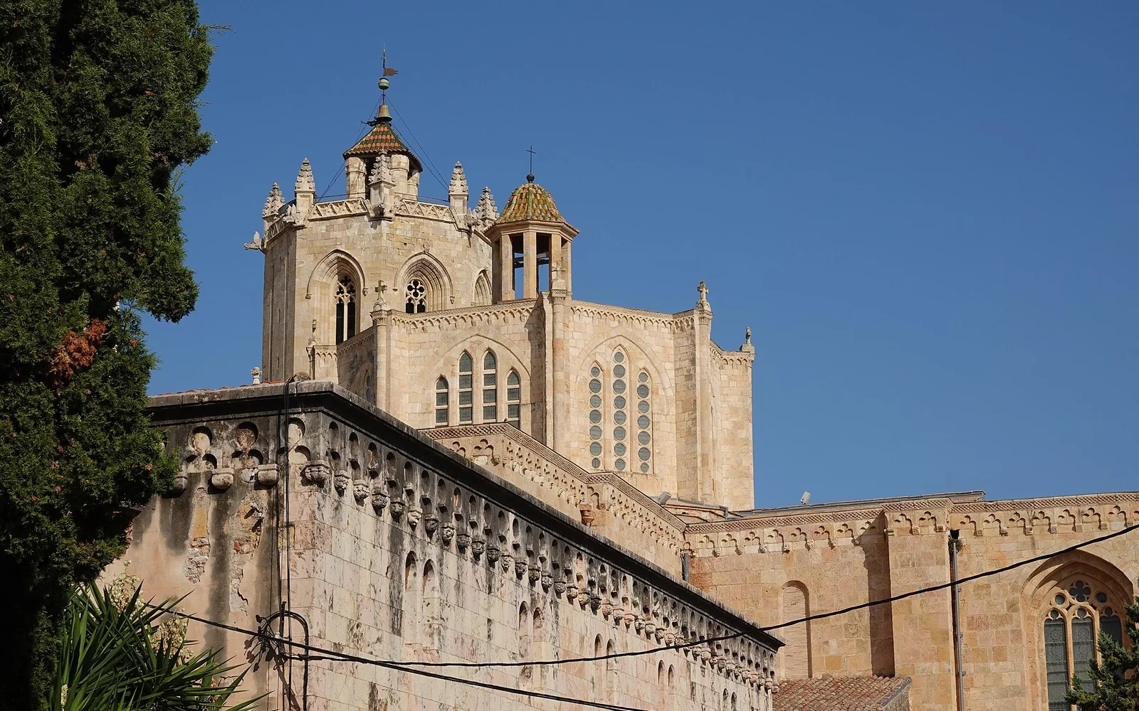 Tarragona Cathedral in the upper old town