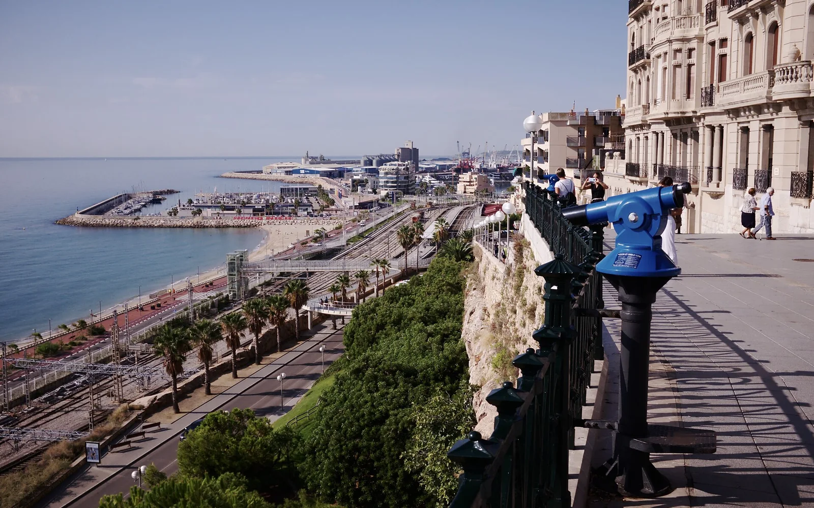 Mediterranean view from central Tarragona