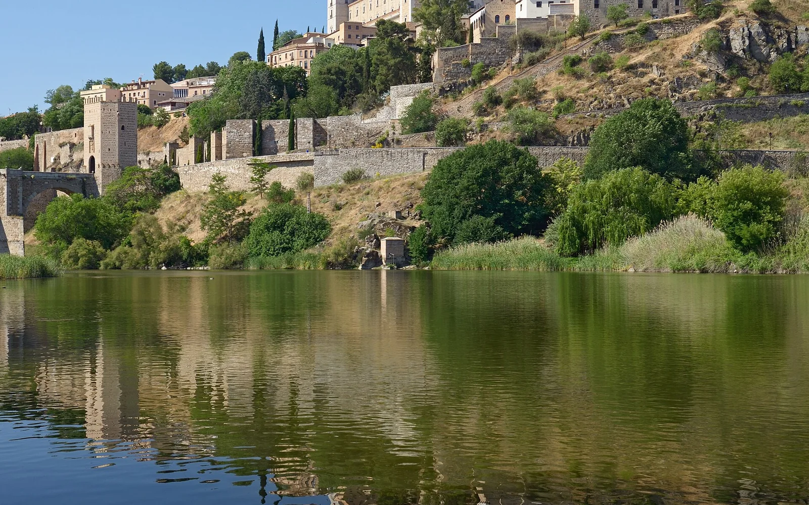 Alcázar of Toledo above the old city