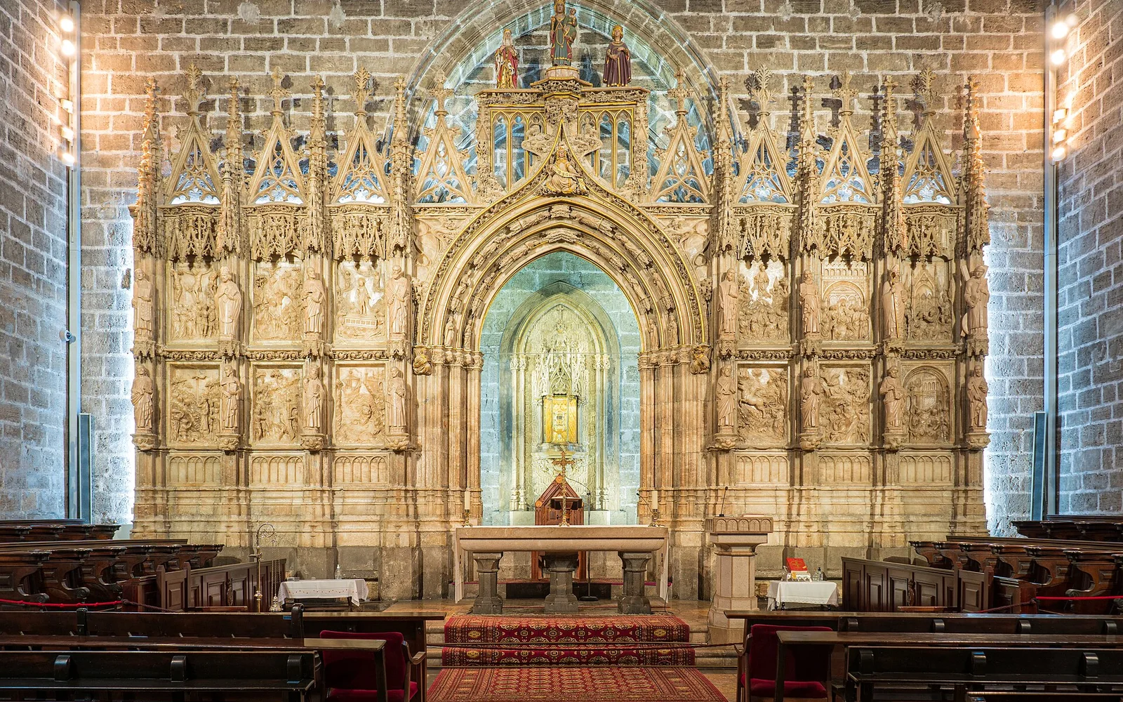 Holy Chalice Chapel inside Valencia Cathedral