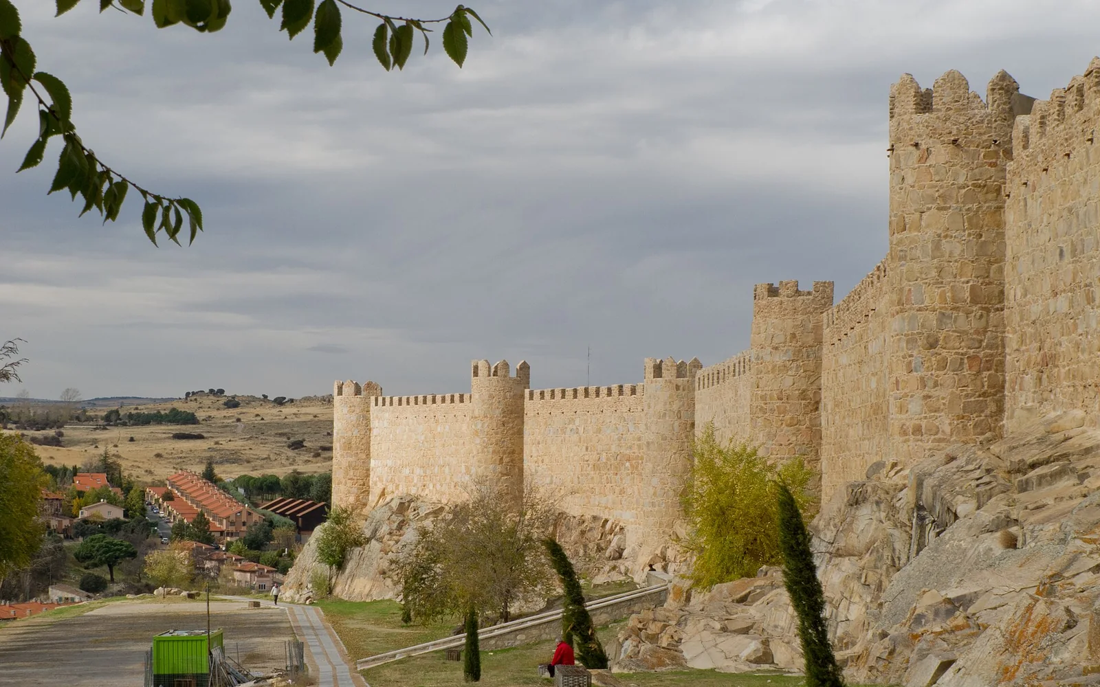 Medieval walls surrounding the historic centre of Ávila