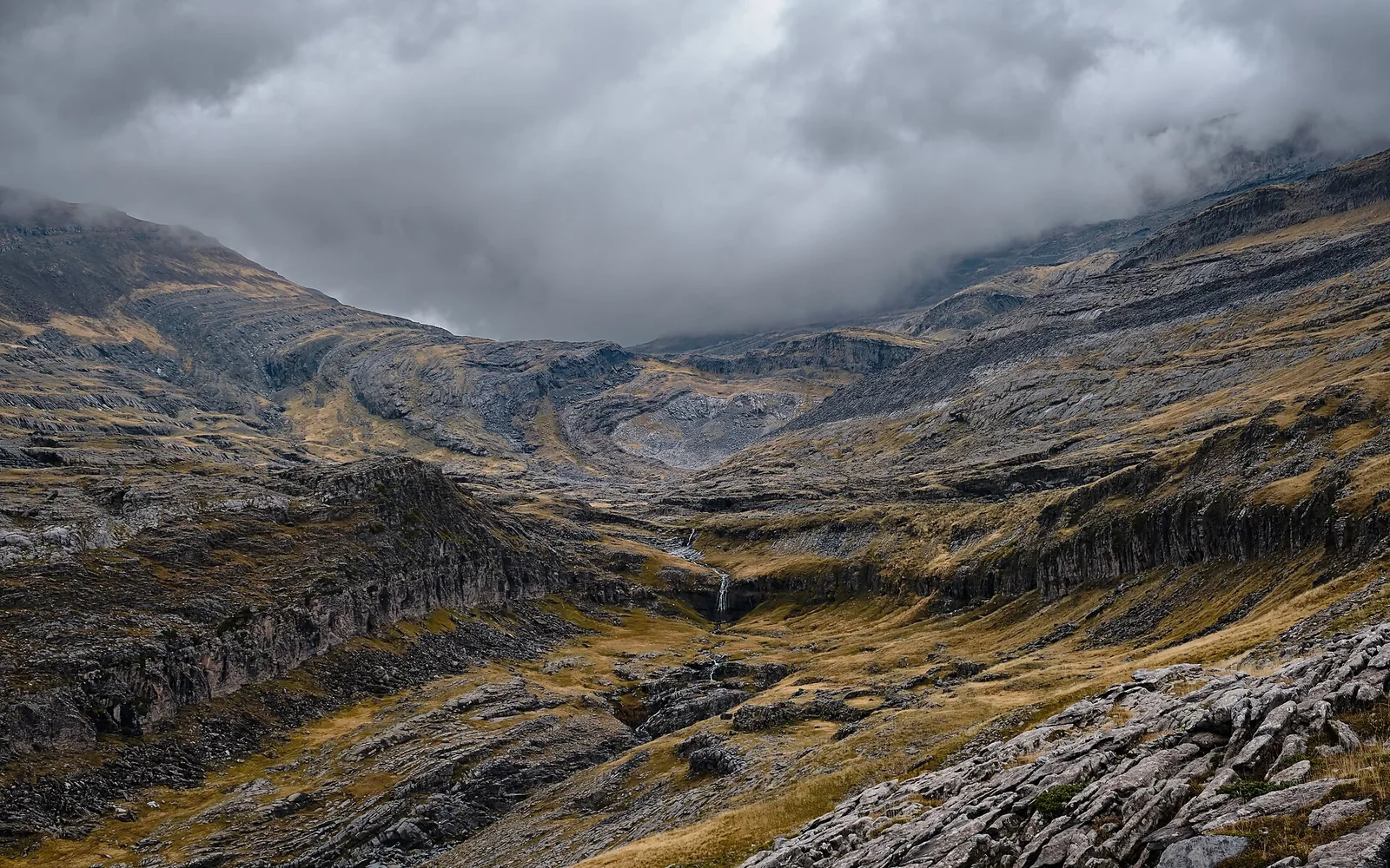 Mountain valley in Ordesa y Monte Perdido National Park