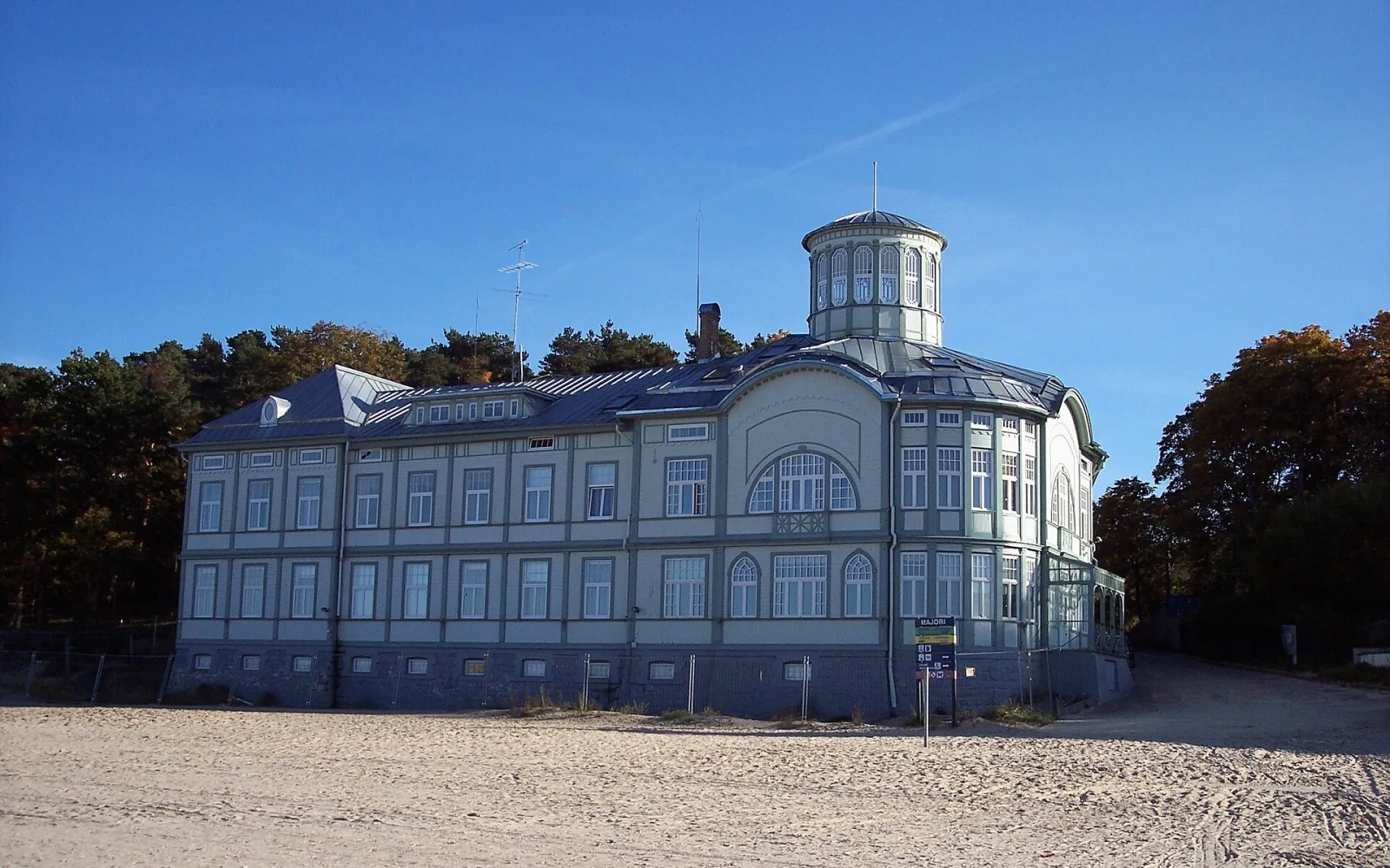 Jurmala Latvia wooden houses around Jūrmala