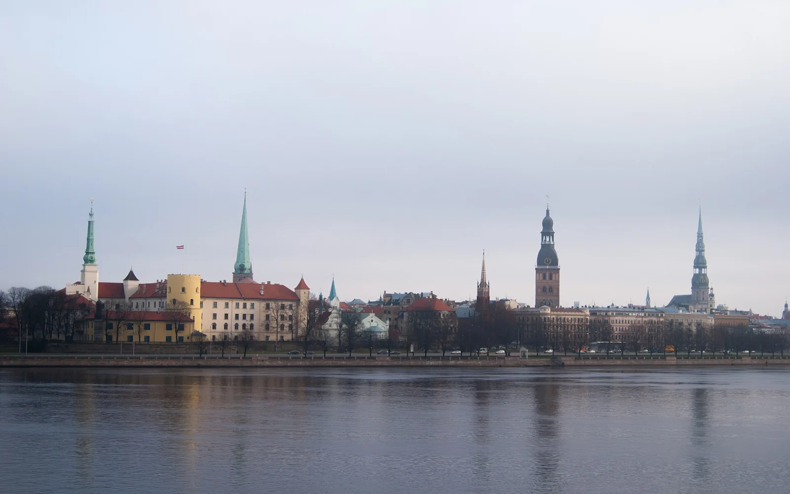 Riga Latvia skyline in Latvia