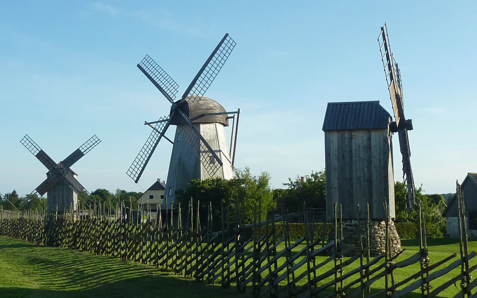 Saaremaa windmills Estonia in Saaremaa Island