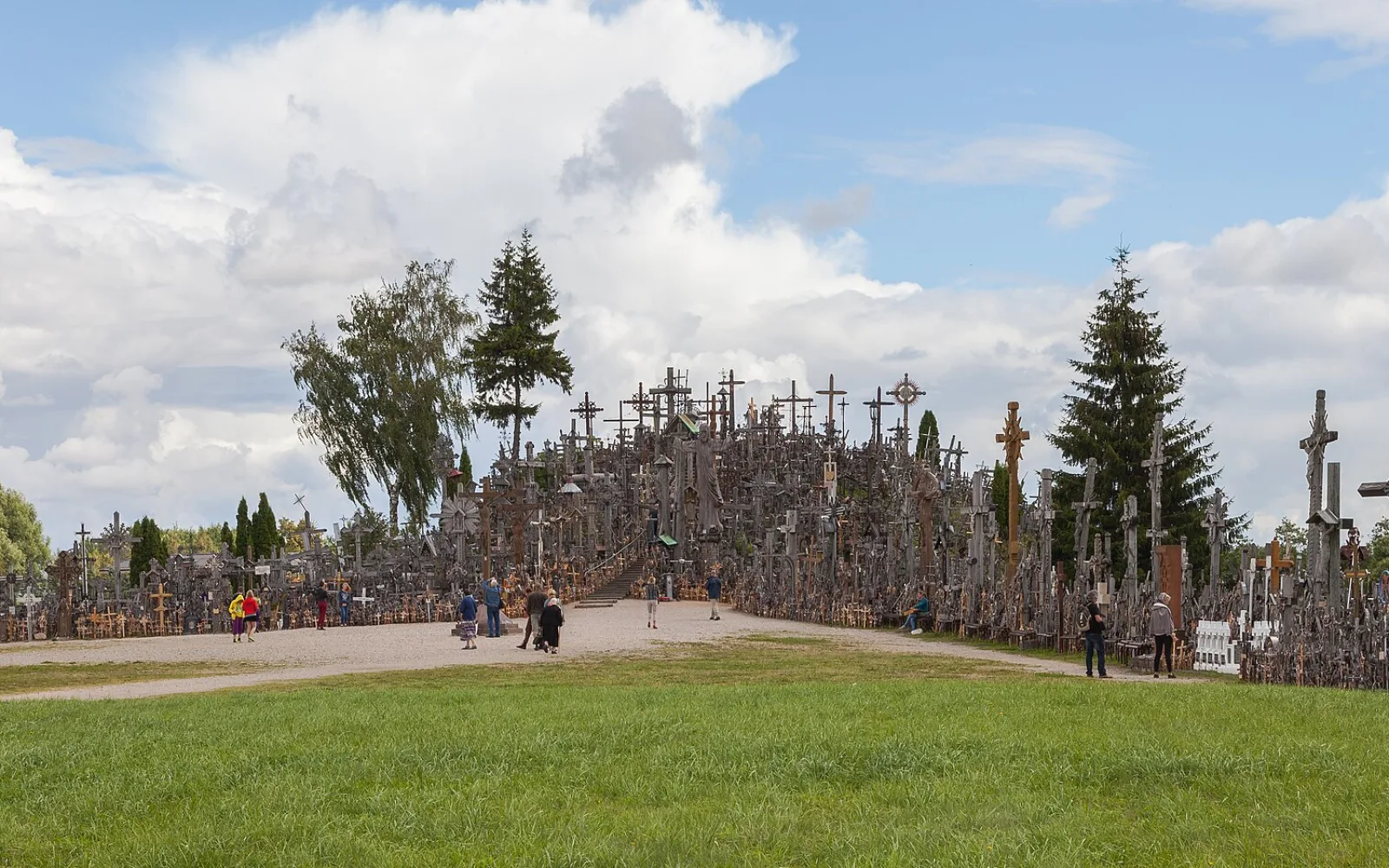 Crosses covering the Hill of Crosses near Šiauliai