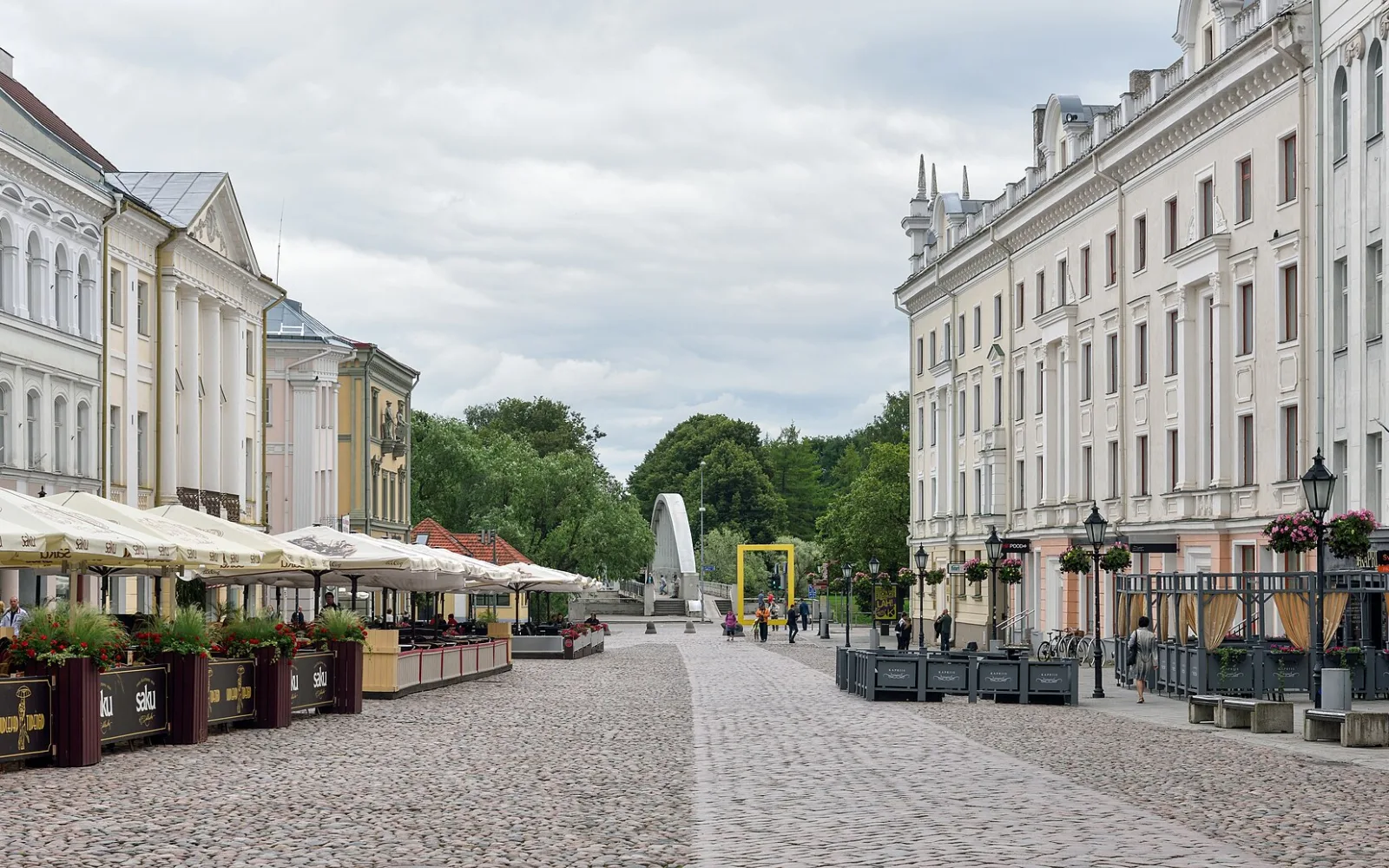 Tartu town hall Estonia in Tartu